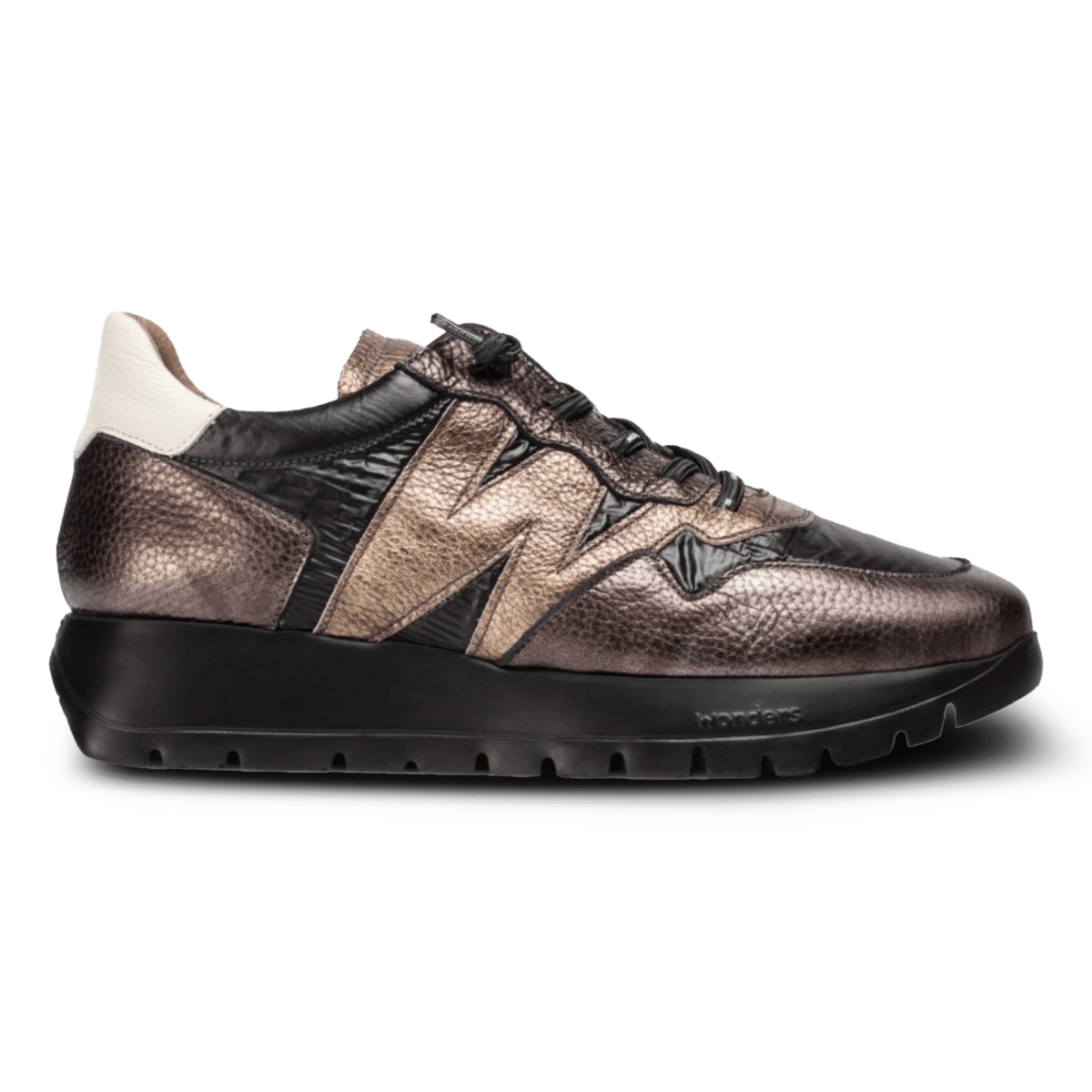 Wonders Women’s Odisei 91 Bronze/Black/Oro - 9027217 - Tip Top Shoes of New York