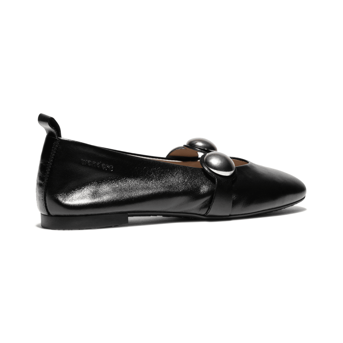 Wonders Women's Sauvage Black Leather - 9031842 - Tip Top Shoes of New York
