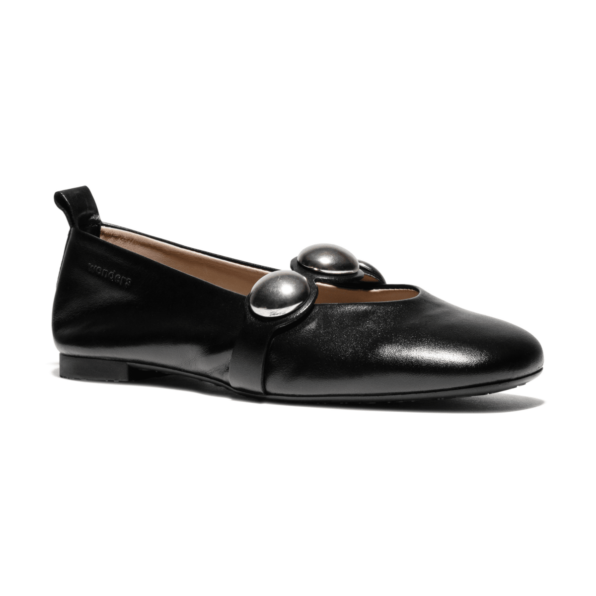 Wonders Women's Sauvage Black Leather - 9031842 - Tip Top Shoes of New York