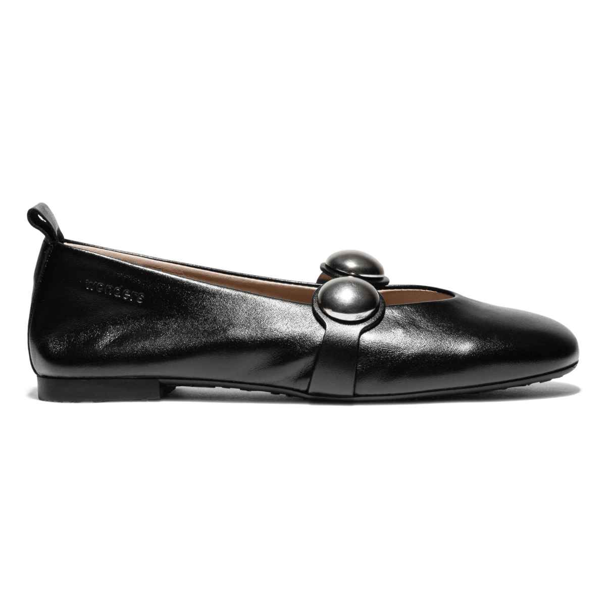 Wonders Women's Sauvage Black Leather - 9031842 - Tip Top Shoes of New York
