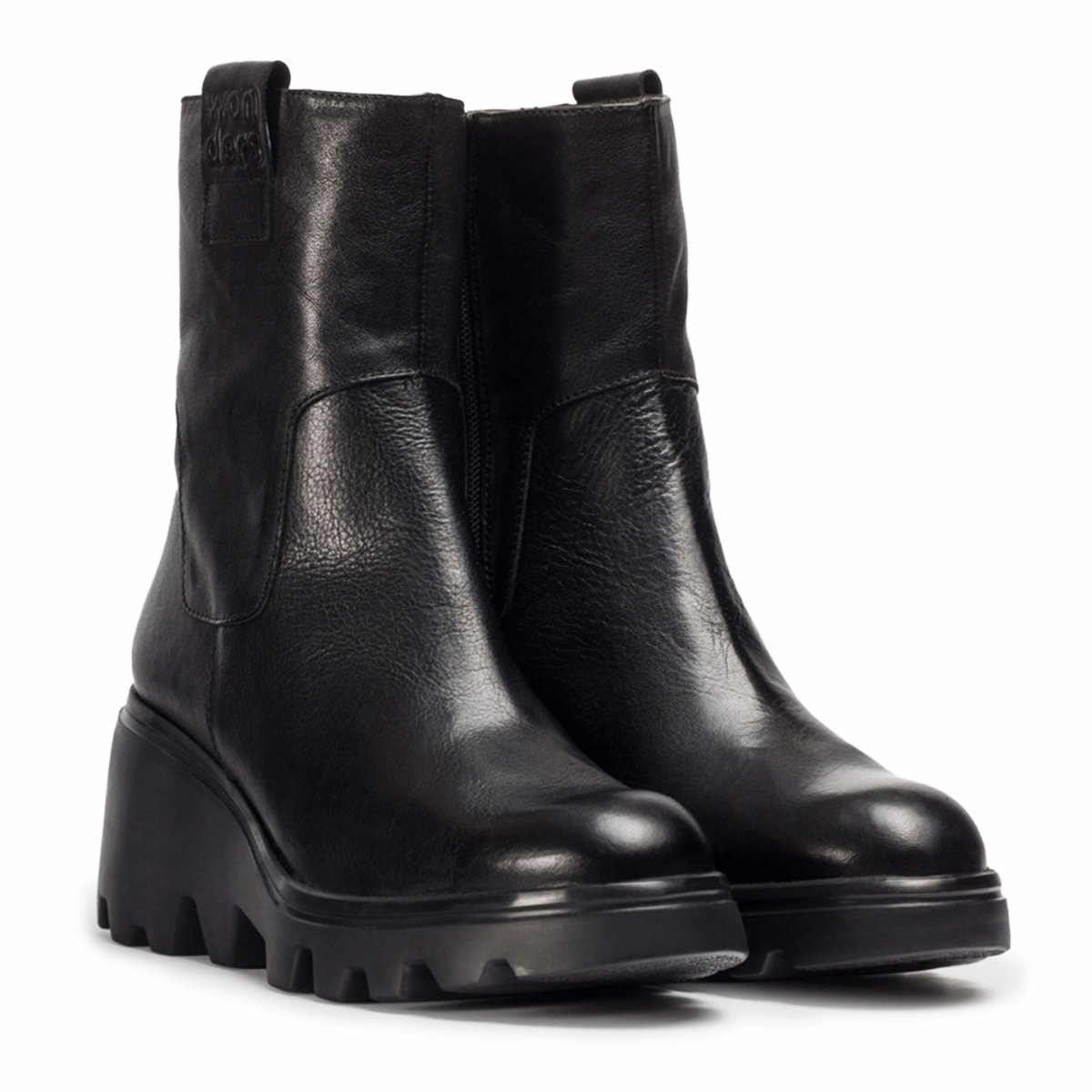 Wonders Women's Tornoto 22 Black Leather - 9027233 - Tip Top Shoes of New York