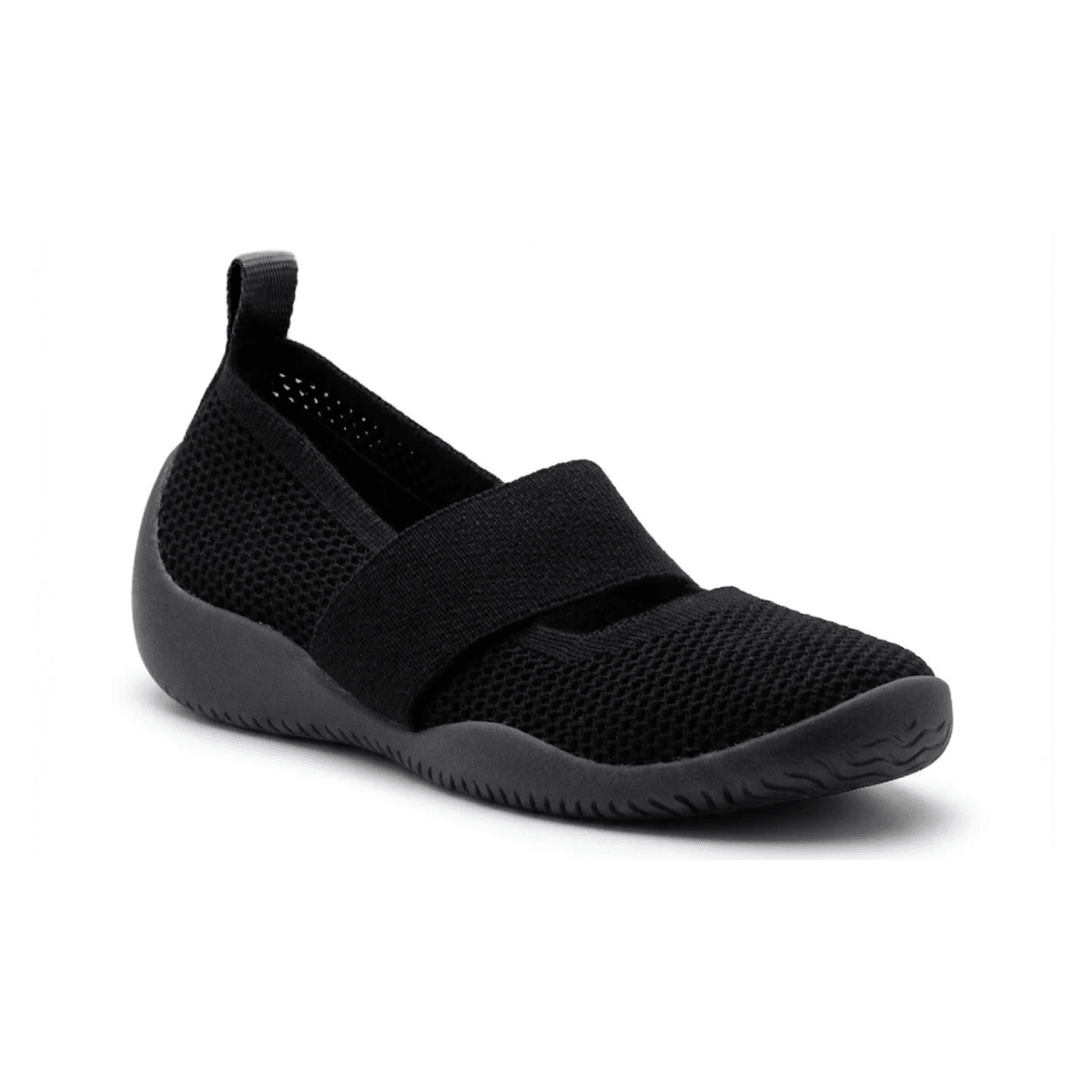Woolloomooloo Women's Coogee Breeze Scuff Jet Black Merino Wool - 5026517 - Tip Top Shoes of New York