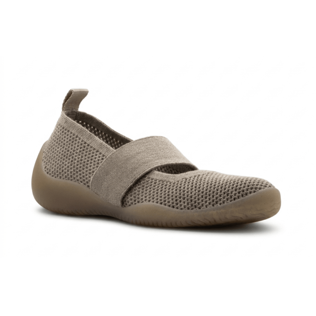 Woolloomooloo Women's Coogee Breeze Scuff Taupe Merino Wool - 5026547 - Tip Top Shoes of New York