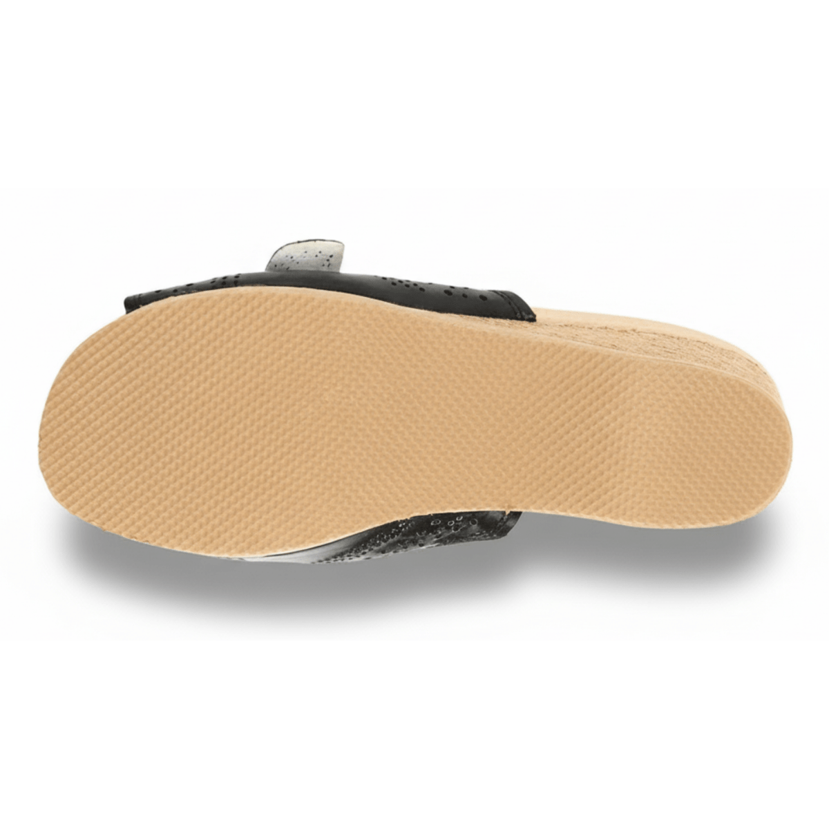 Worishofer Women's 251 Slide Black Leather - 403506401010 - Tip Top Shoes of New York