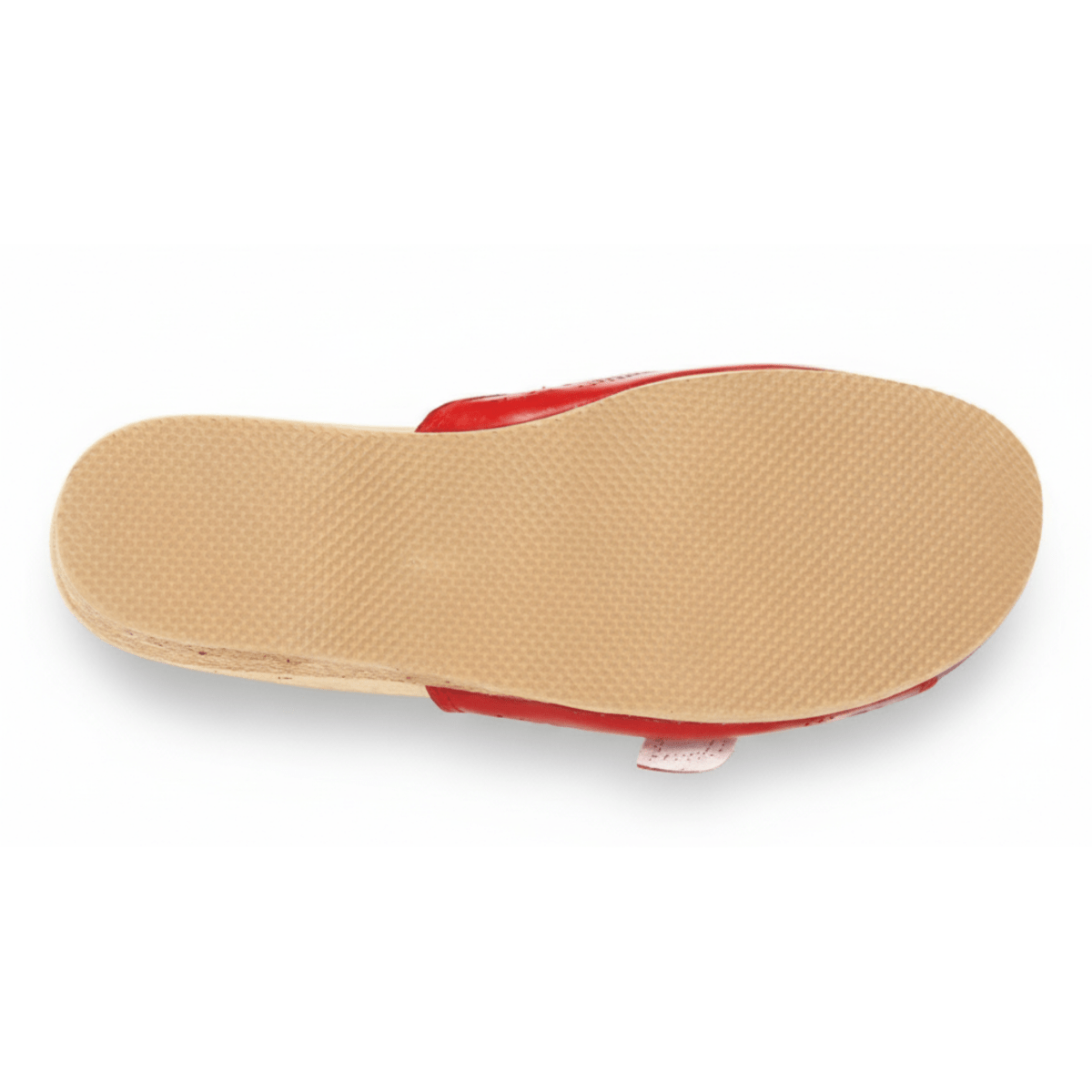 Worishofer Women's 251 Slide Red Leather - 402315801011 - Tip Top Shoes of New York