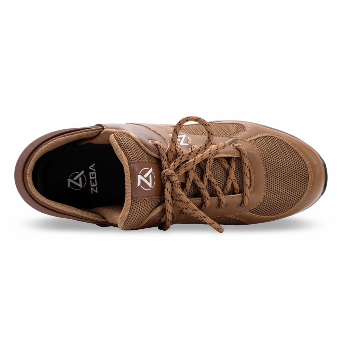 Zeba Men's Brown Leather and Mesh Slip On - 3009166 - Tip Top Shoes of New York