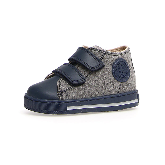 Naturino Toddler's Michael Navy/Grey Felt - 1067336 - Tip Top Shoes of New York