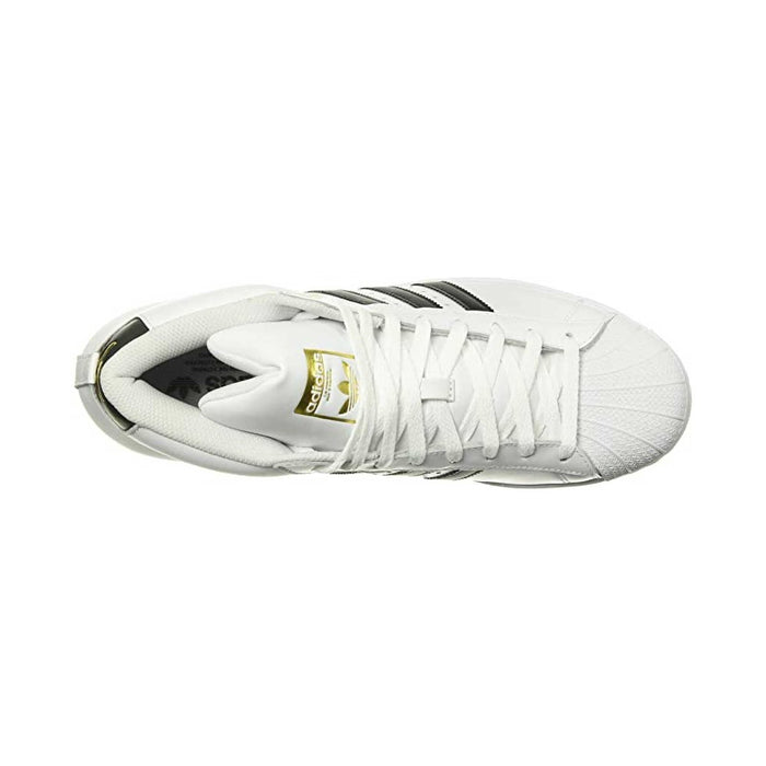 Adidas Boy's Pro Model Cloud White/Core Black/Gold Foil Sneakers - 1075028 - Tip Top Shoes of New York