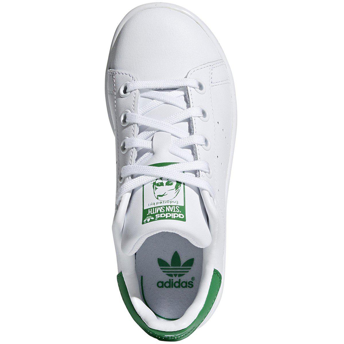 Adidas Boy's Stan Smith C White/Green - 577410 - Tip Top Shoes of New York