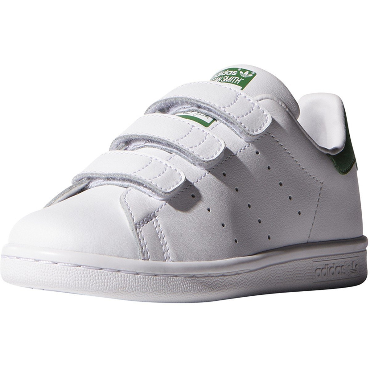 Adidas Boy's Stan Smith CF C White/Green - 547283 - Tip Top Shoes of New York