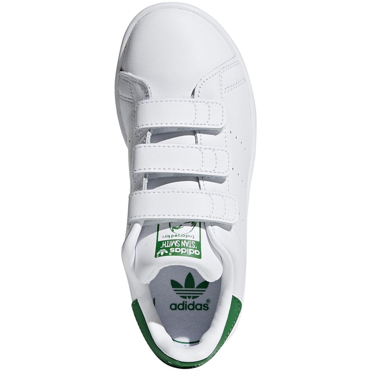 Adidas Boy's Stan Smith CF C White/Green - 547283 - Tip Top Shoes of New York