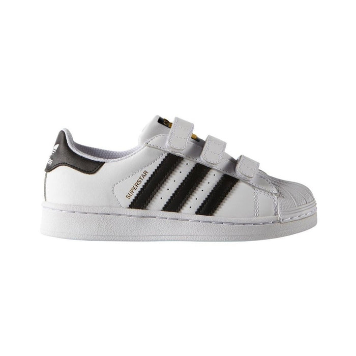Adidas Boy's Superstar Foundation CF C White/Black - Tip Shoes of New York