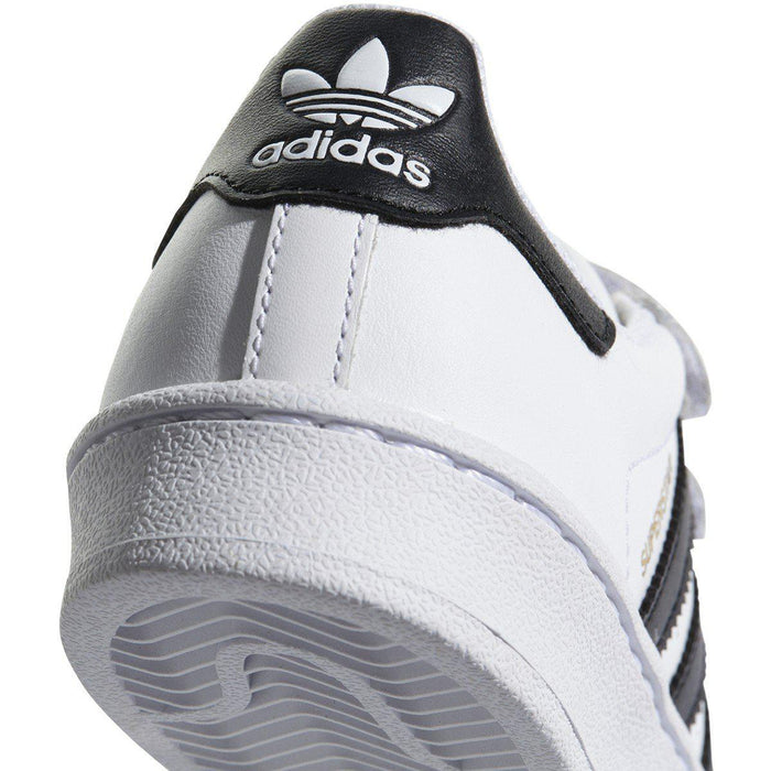 Adidas Boy's Superstar Foundation CF C White/Black - Tip Shoes of New York