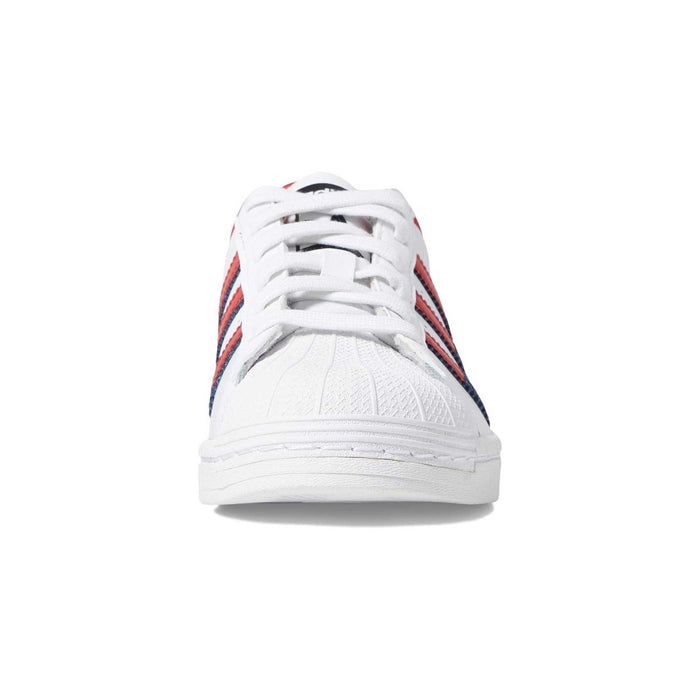 Adidas GS (Grade School) Superstar White/Scarlet/Indigo - 1070868 - Tip Top Shoes of New York