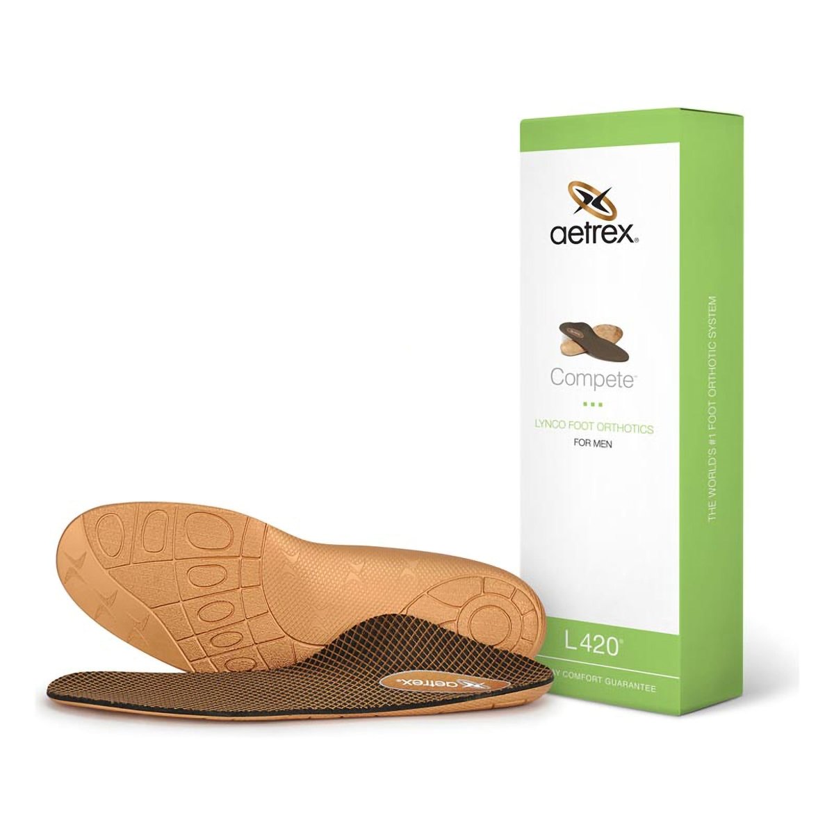 Aetrex Men's L420 Sport Posted Insole - 405202305012 - Tip Top Shoes of New York