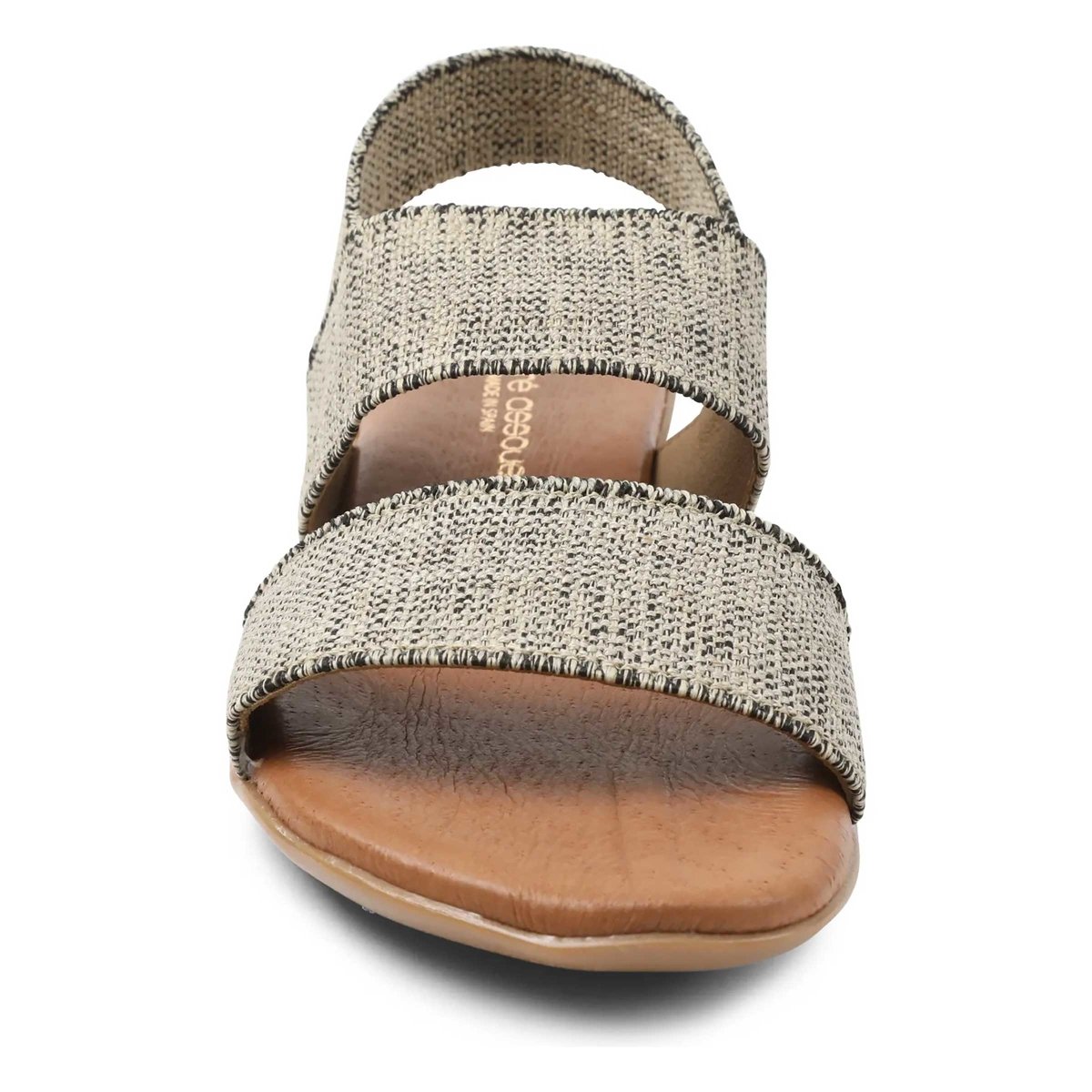 Andre Assous Nigella Stretch Black/Beige - 3011712 - Tip Top Shoes of New York