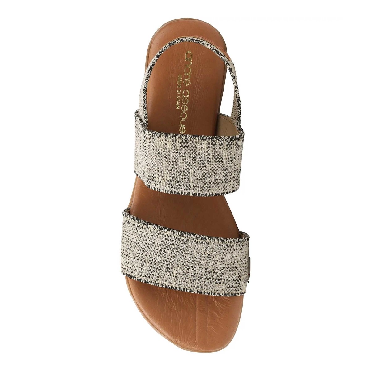 Andre Assous Nigella Stretch Black/Beige - 3011712 - Tip Top Shoes of New York