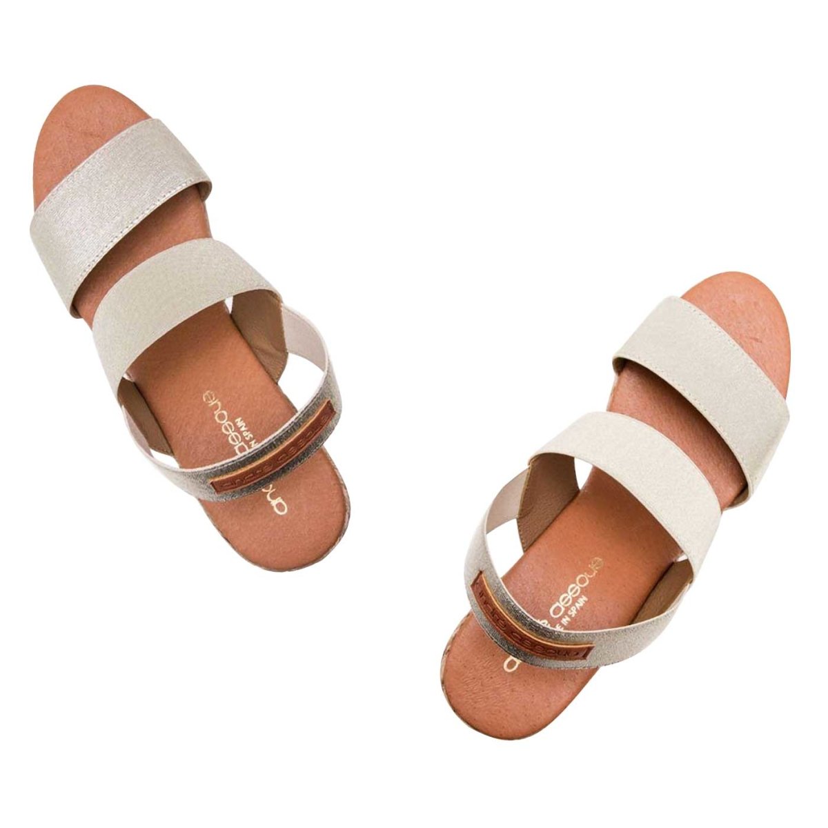 Andre Assous Women's Allison Platino Elastic - 9006354 - Tip Top Shoes of New York