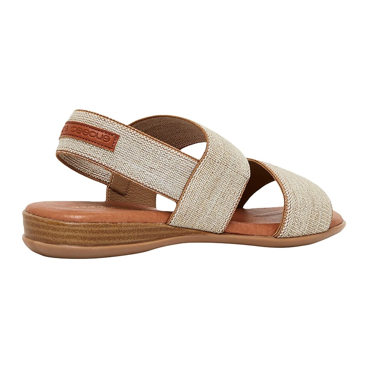 Andre Assous Women's Nigella Elastic Stretch Beige Linen - 3004187 - Tip Top Shoes of New York