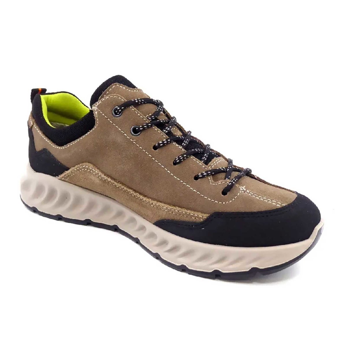 Ara Men's Pietro Taupe/Black Gore-Tex Waterproof - 9010718 - Tip Top Shoes of New York