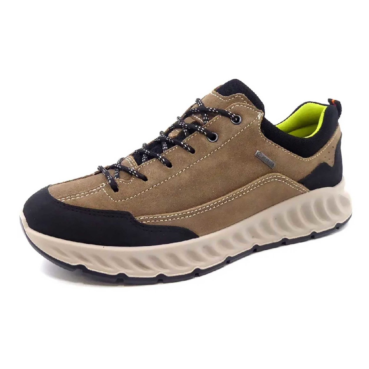 Ara Men's Pietro Taupe/Black Gore-Tex Waterproof - 9010718 - Tip Top Shoes of New York