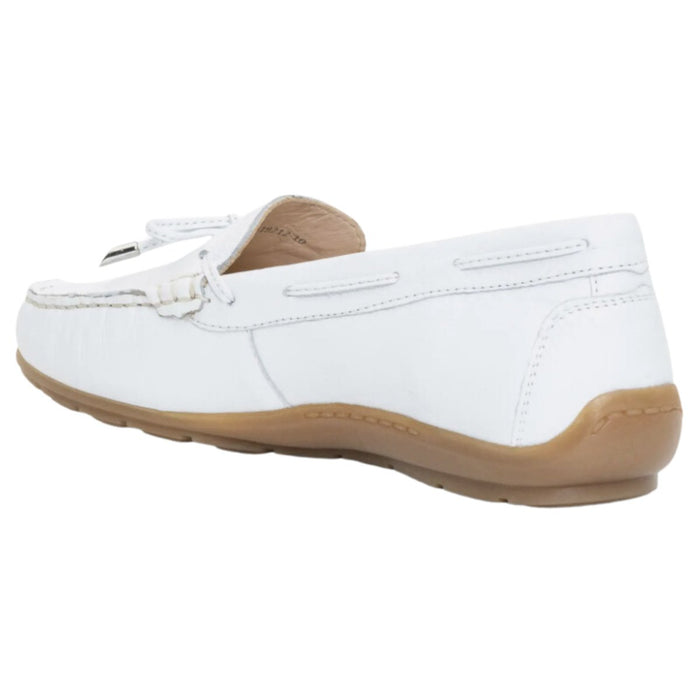 Ara Women's Amarillo Driving Moccasin White Calf Leather - 3015370 - Tip Top Shoes of New York