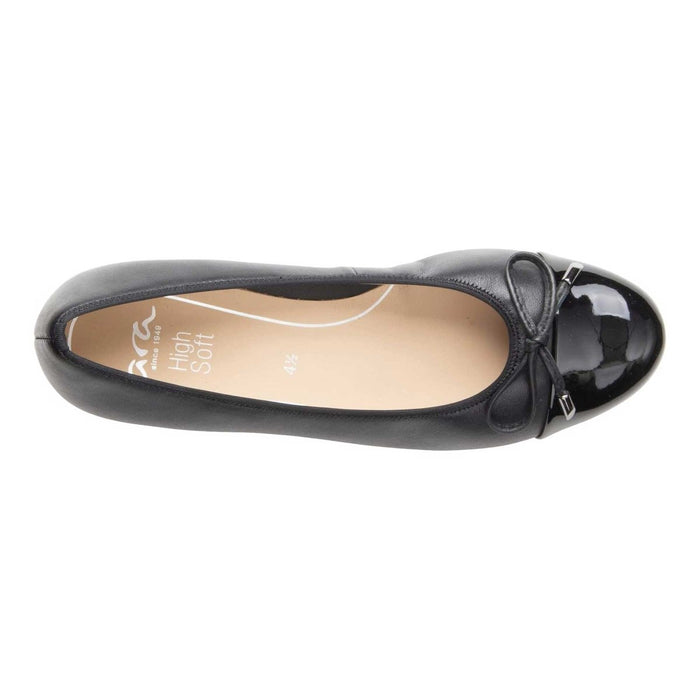 Ara Women's Belinda Leather/Patent Tip Black - 3008758 - Tip Top Shoes of New York