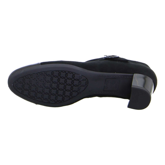 Ara Women's Jordana Black Suede/Patent - 3013619 - Tip Top Shoes of New York