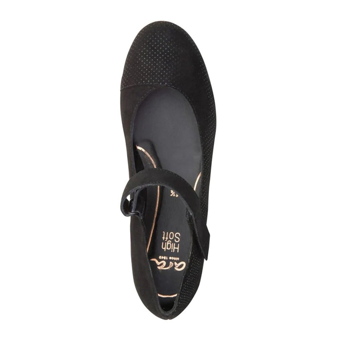 Ara Women's Sienna Black Punti Suede - 3013429 - Tip Top Shoes of New York