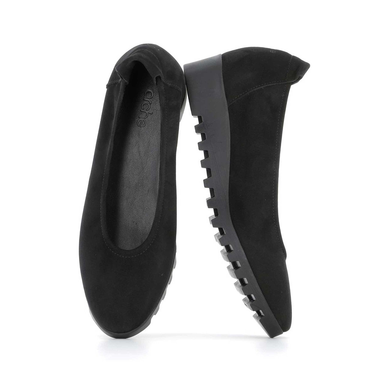 Arche Women's Lomiss Black Nubuck - 3008934 - Tip Top Shoes of New York