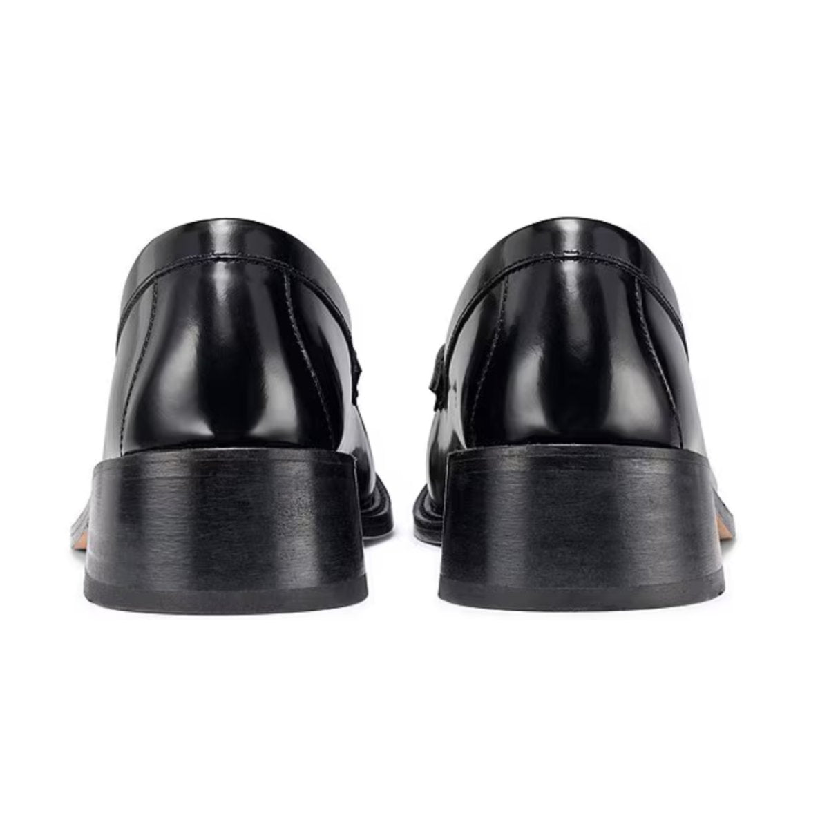 Bass Women's Whitney Heel Loafer Black Leather - 9013426 - Tip Top Shoes of New York