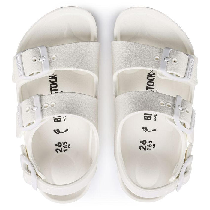 Birkenstock Boy's Milano White Essentials EVA - 998073 - Tip Top Shoes of New York