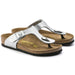 Birkenstock Girl's Gizeh Silver Birko-Flor (Sizes 30-34) - 405933208019 - Tip Top Shoes of New York
