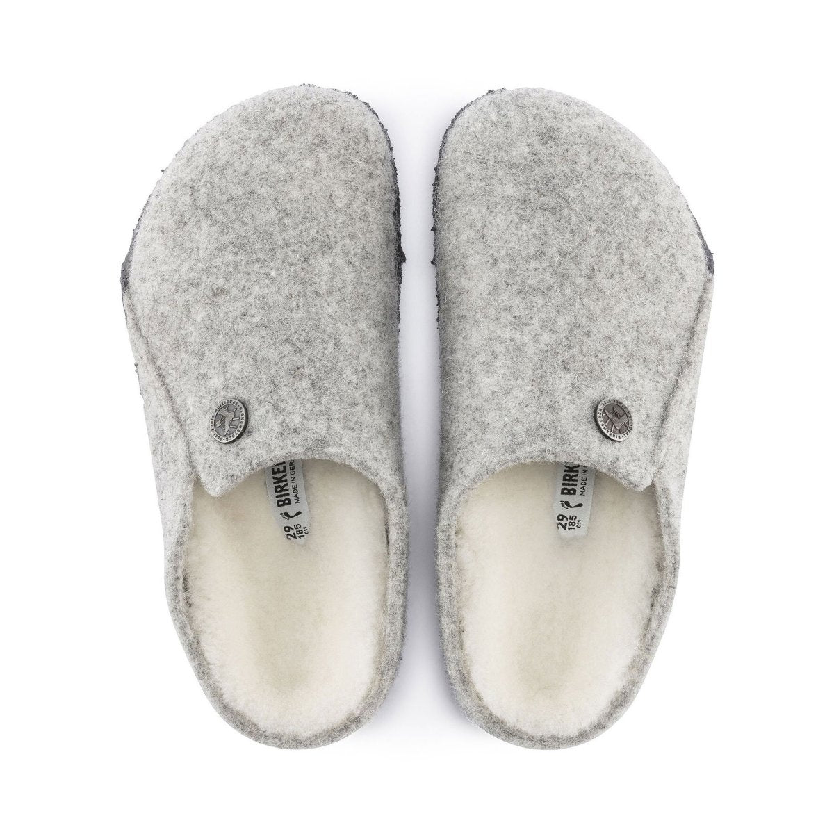 Birkenstock Kid's Zermatt Light Grey Shearling - 1052102 - Tip Top Shoes of New York