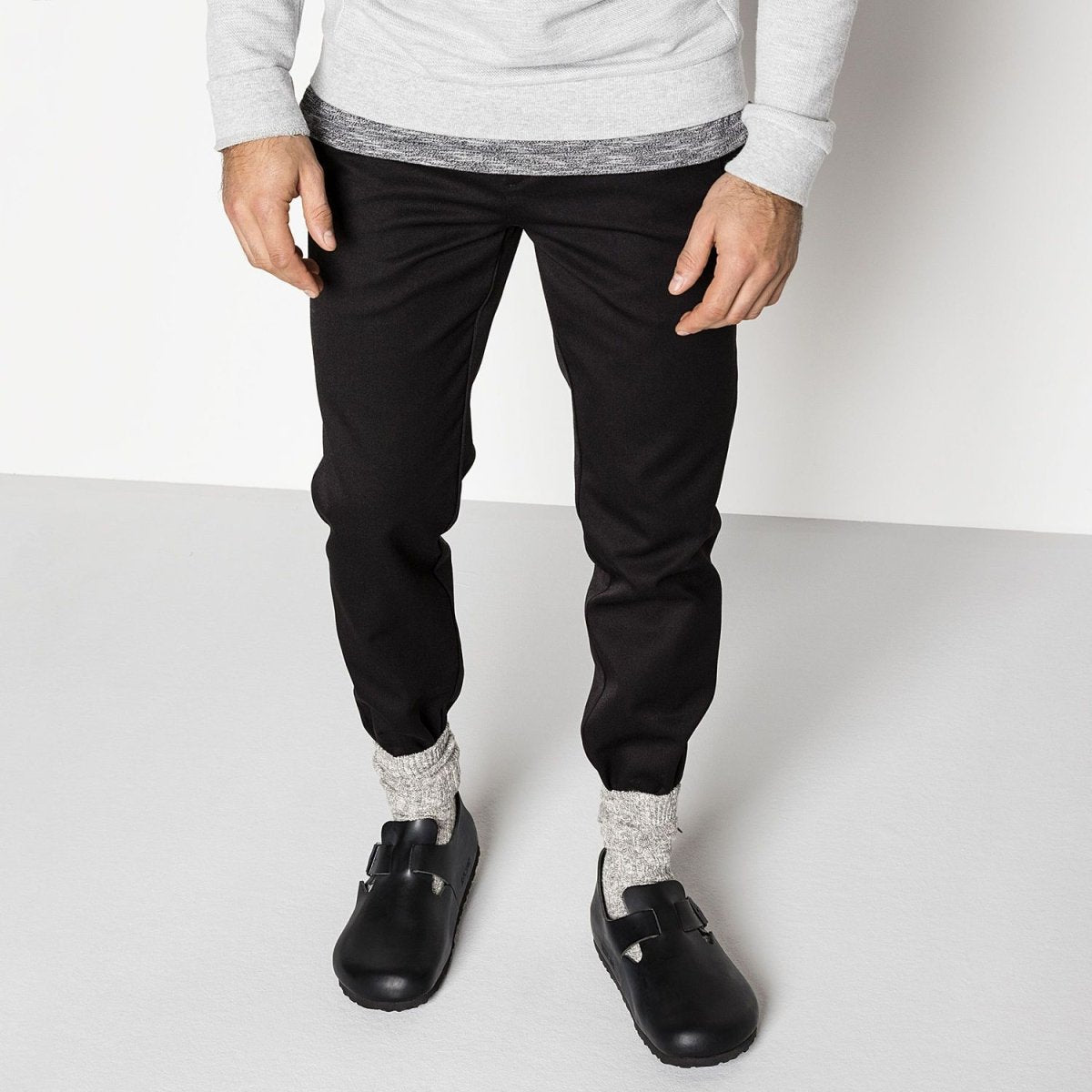 Birkenstock London Soft Footbed Black Hunter - 100363 - Tip Top Shoes of New York