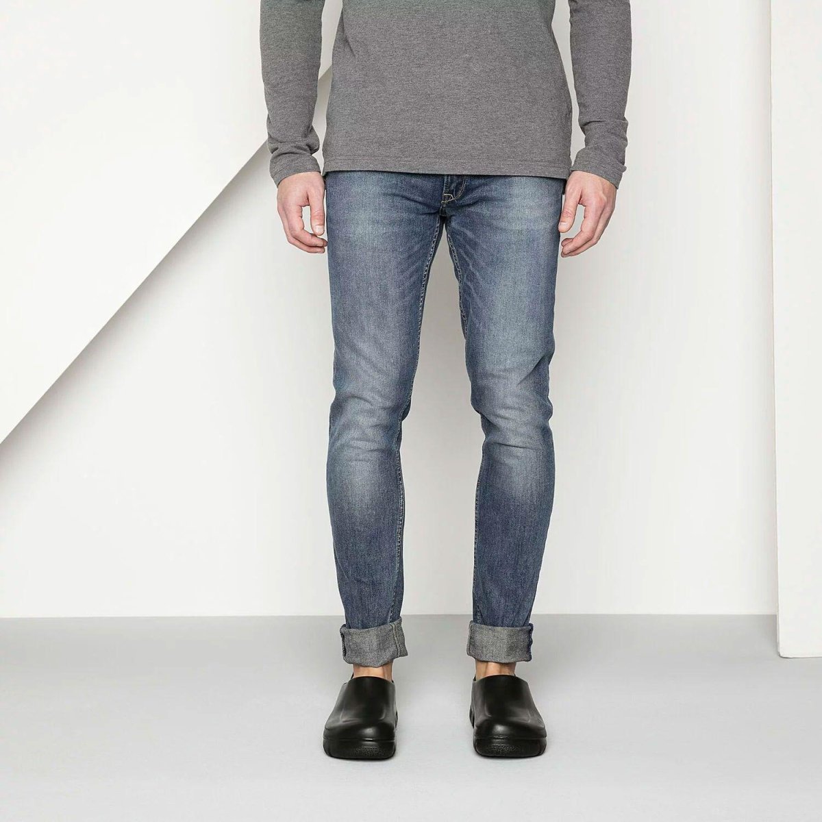 Birkenstock Men's A 640 Polyurethane Steel Toe Black - 343543 - Tip Top Shoes of New York