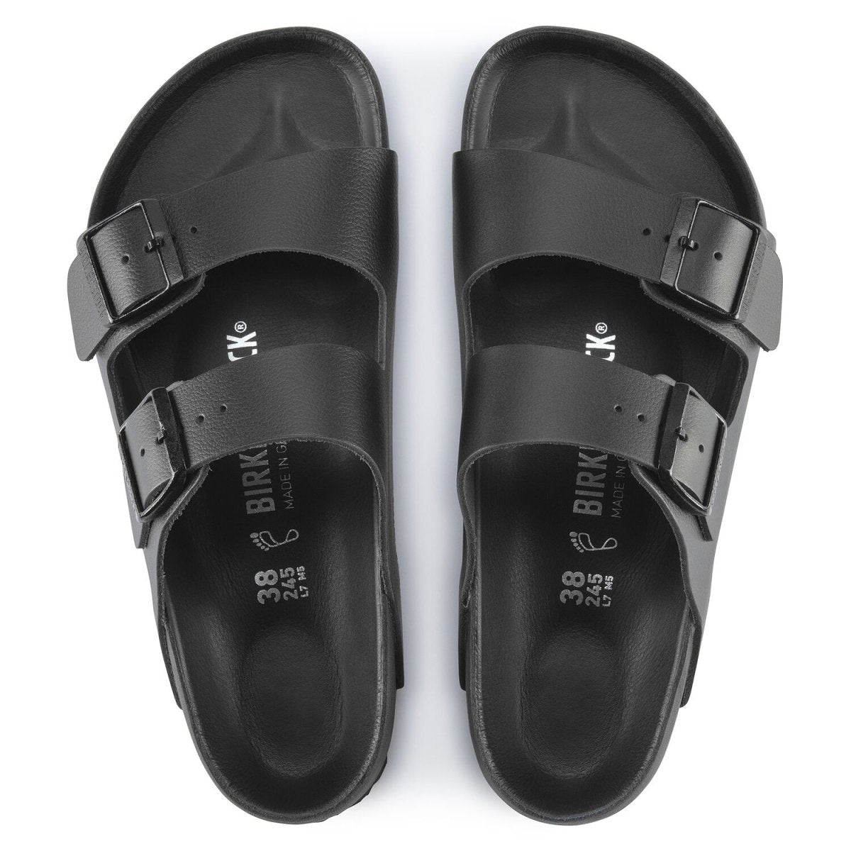 Birkenstock Men's Arizona Exquisite Black Leather - Tip Top Shoes