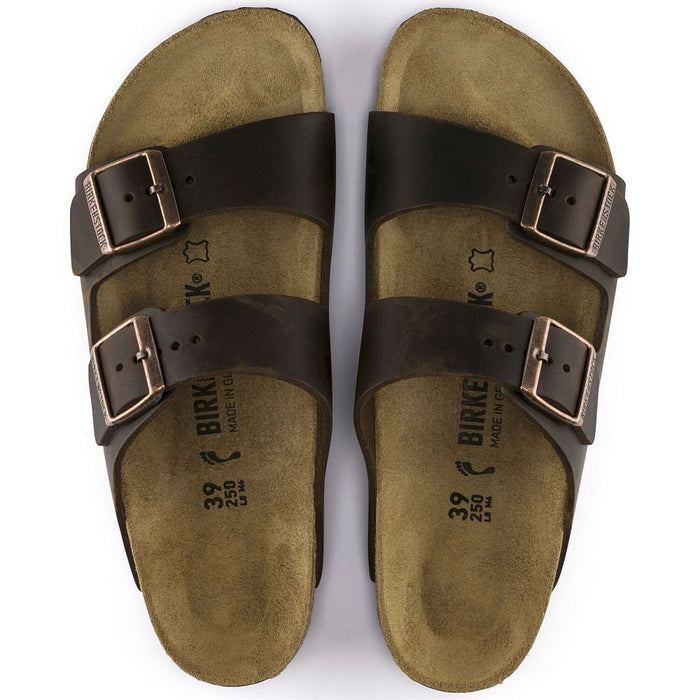 Birkenstock Men's Arizona Habana Oiled Leather (Oversizes Available) - 3002051 - Tip Top Shoes of New York