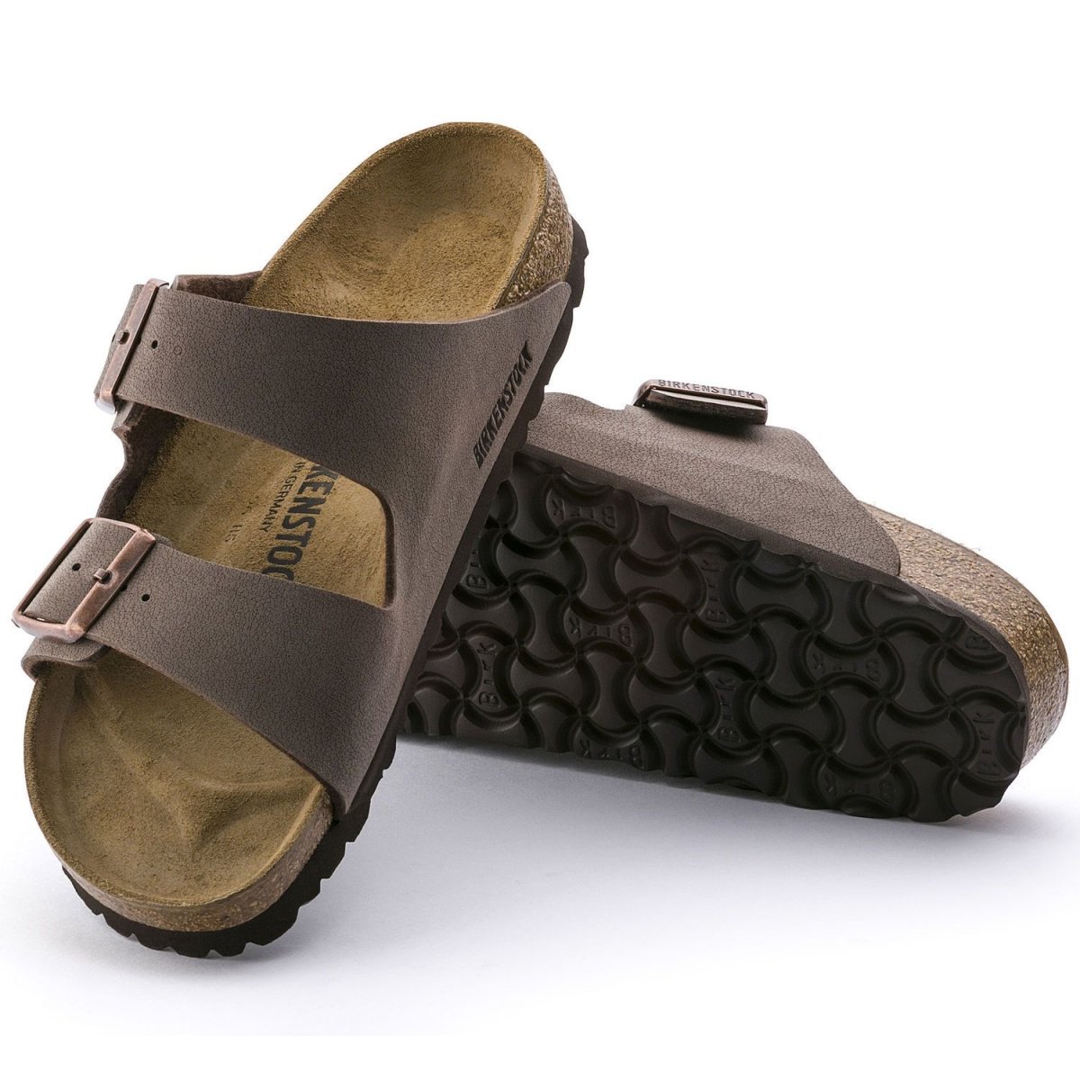 Birkenstock Men's Arizona Mocha Birko-Flor - 887044 - Tip Top Shoes of New York