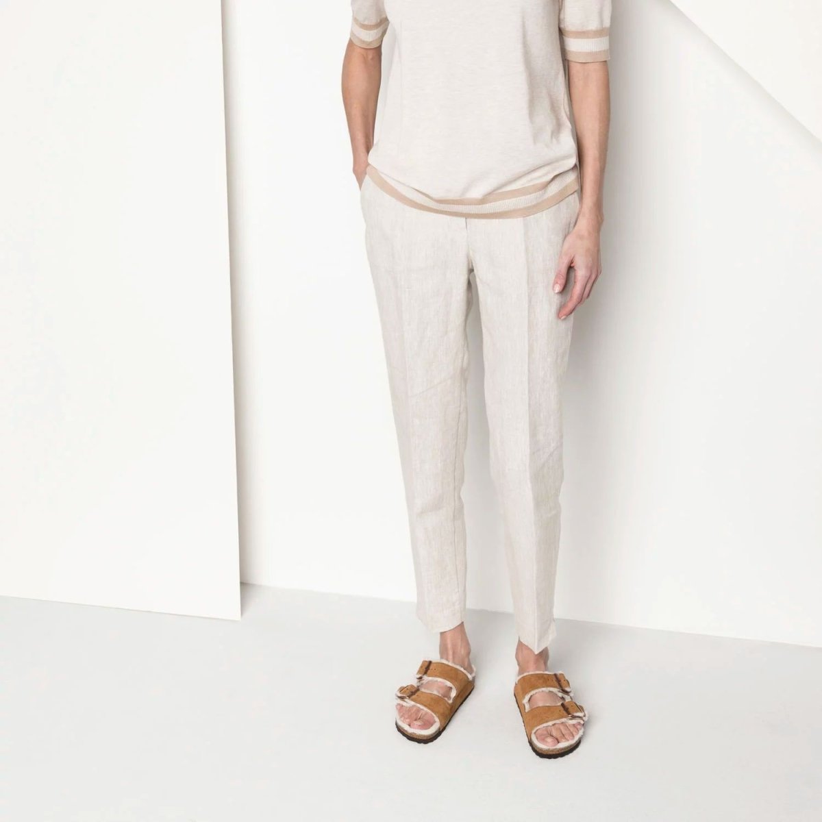 Birkenstock Men's Arizona Shearling Mink Suede - 928310 - Tip Top Shoes of New York