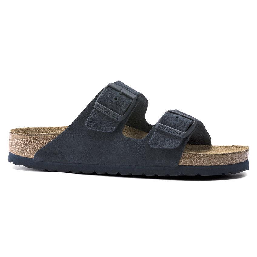 Birkenstock Men's Arizona Soft Footbed Navy Night Suede - 9000398 - Tip Top Shoes of New York