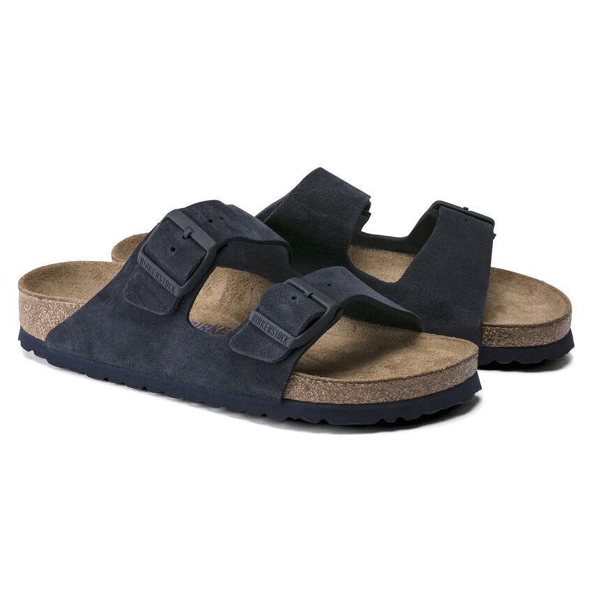 Birkenstock Men's Arizona Soft Footbed Navy Night Suede - 9000398 - Tip Top Shoes of New York