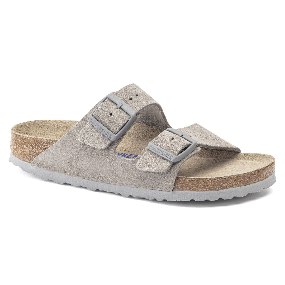 Birkenstock Men's Arizona Soft Footbed Stone Suede - 9003661 - Tip Top Shoes of New York