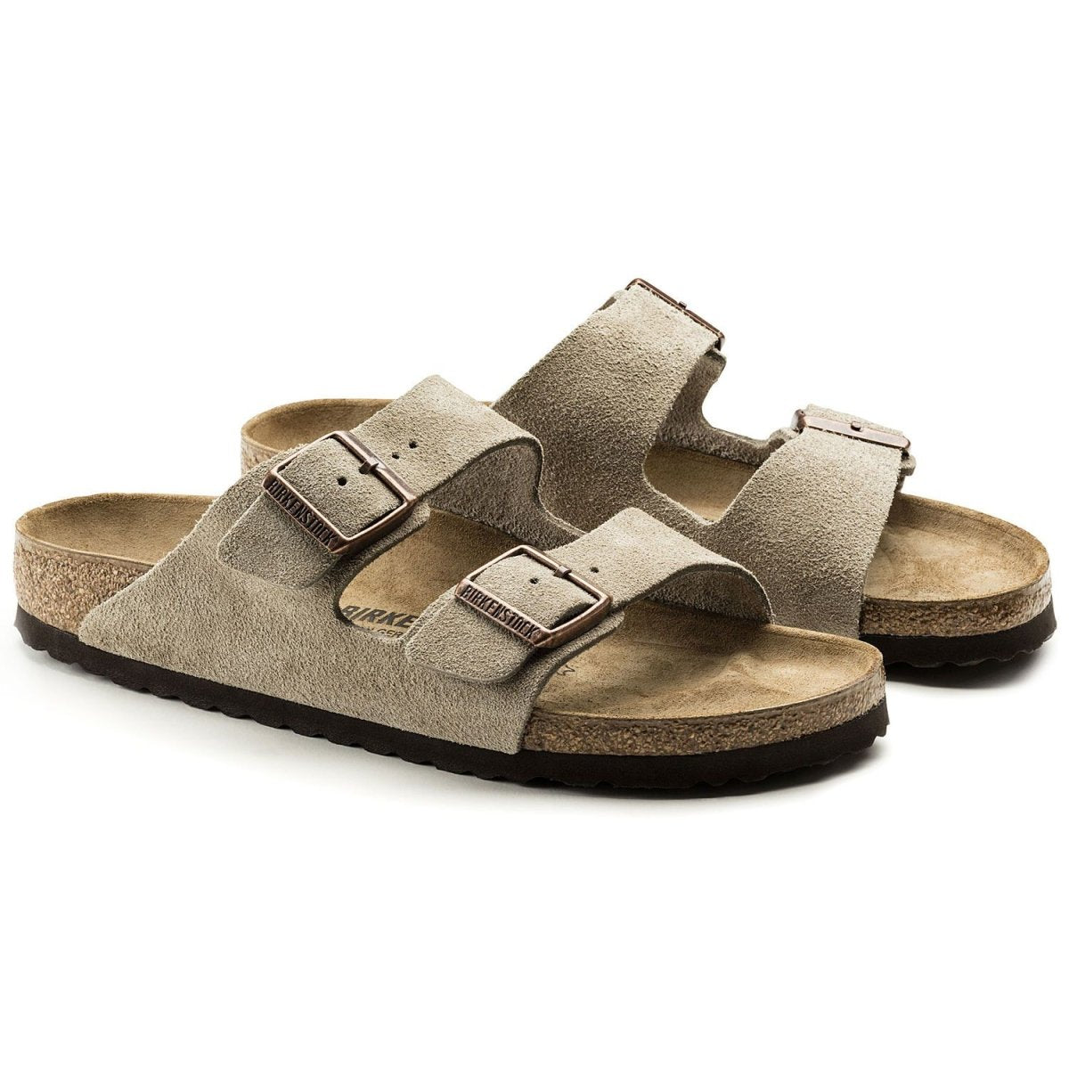 Birkenstock Men's Arizona Taupe Suede - 1036243 - Tip Top Shoes of New York