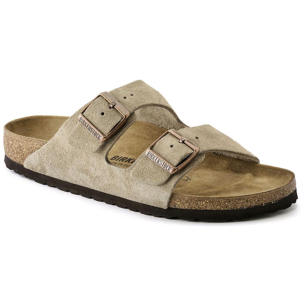 Birkenstock Men's Arizona Taupe Suede - 1036243 - Tip Top Shoes of New York