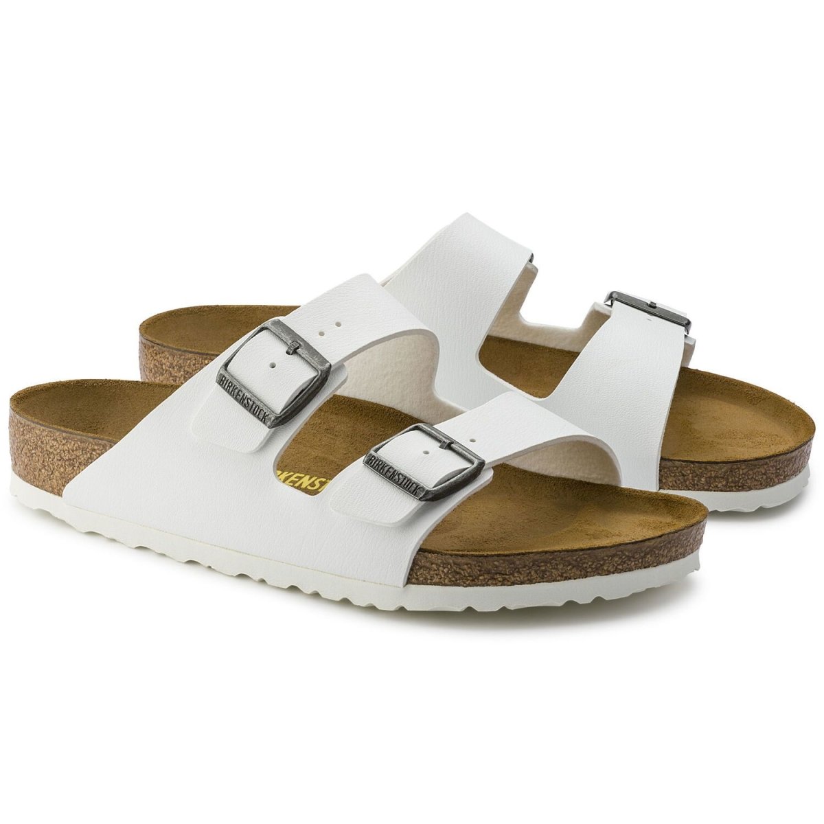 Birkenstock Men's Arizona White Birko-Flor - Tip Top Shoes of New York
