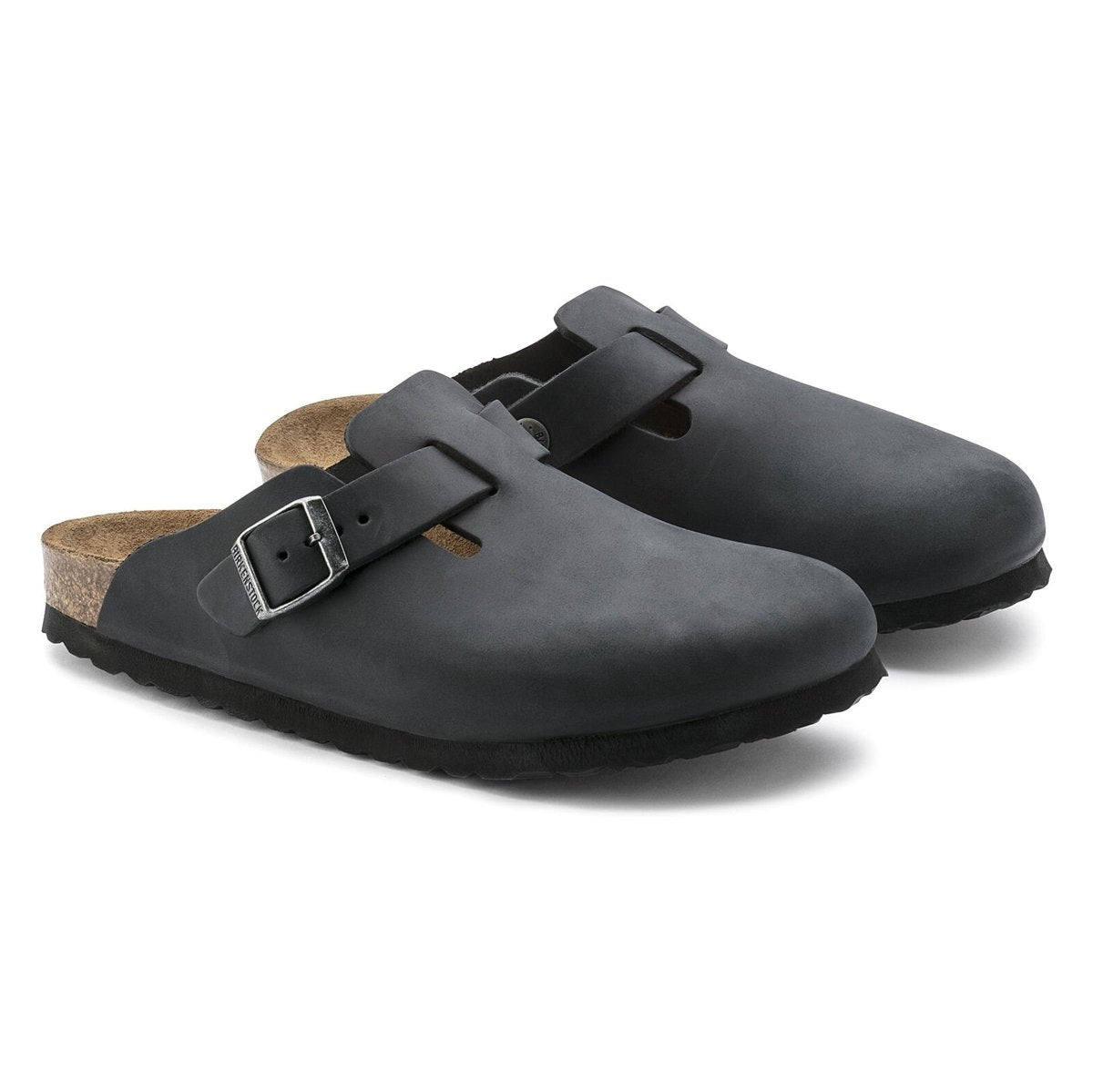 Birkenstock Men's Boston Black Oiled - 9013765 - Tip Top Shoes of New York