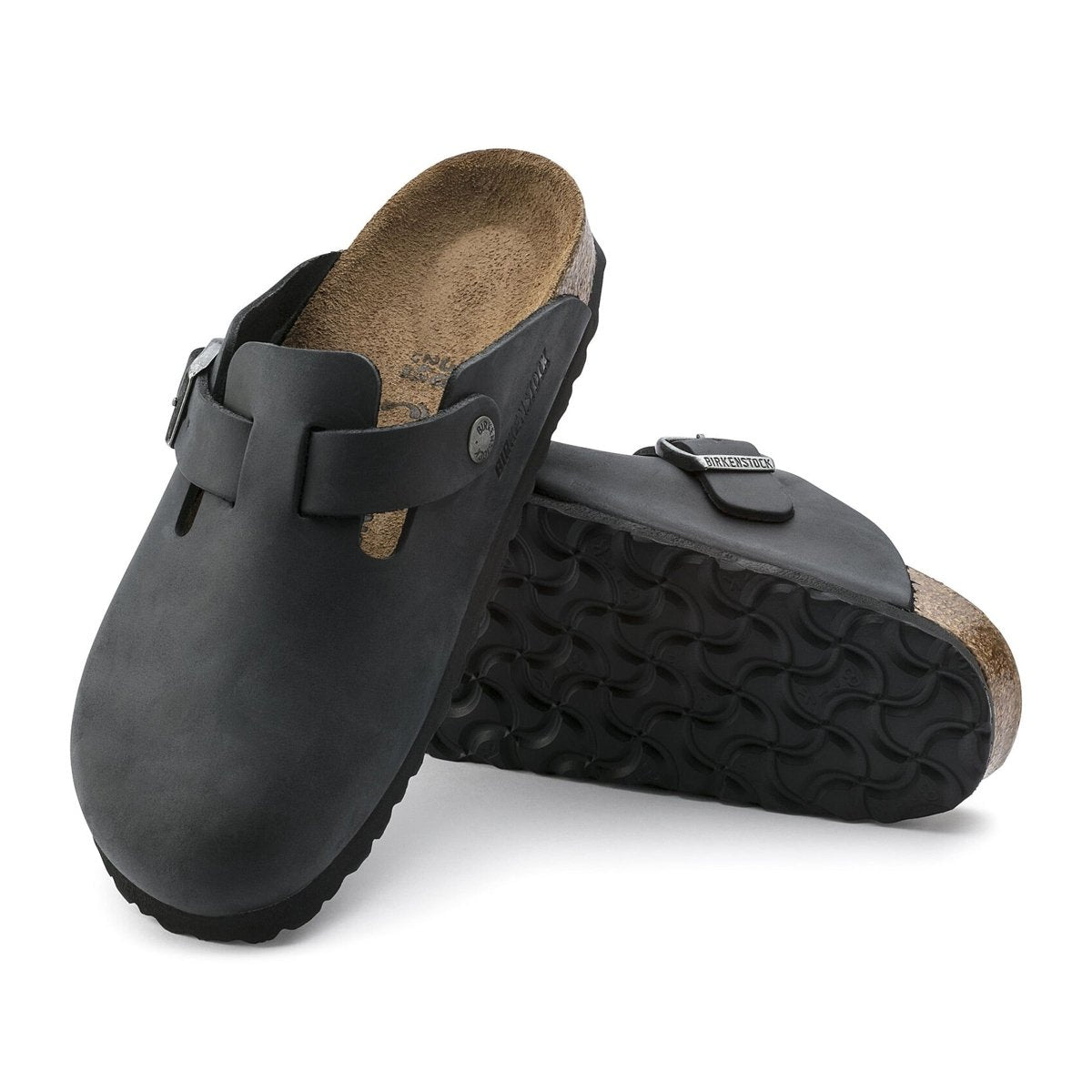 Birkenstock Men's Boston Black Oiled Leather – Tip Top Shoes of