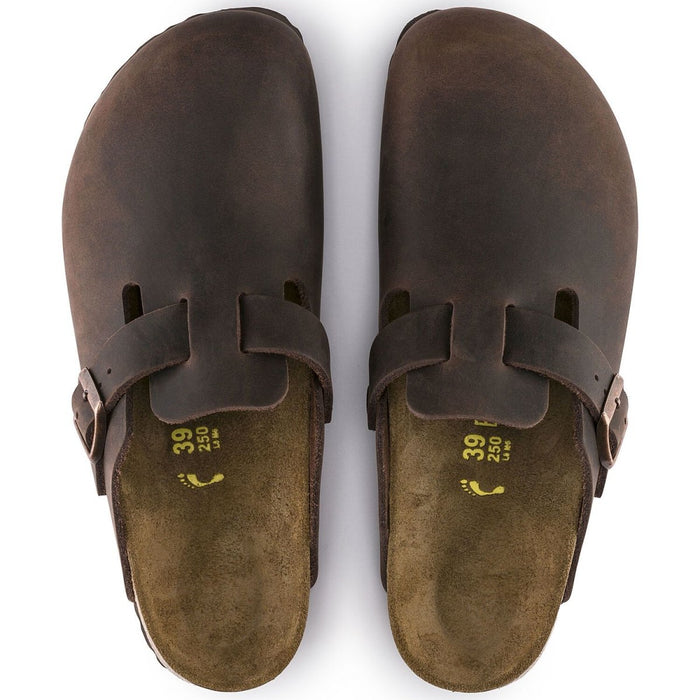 Birkenstock Men's Boston Habana Oiled Leather Habana (Men's Oversizes Available) - 7723693 - Tip Top Shoes of New York