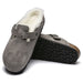 Birkenstock Men's Boston Shearling Stone Suede - 3003052 - Tip Top Shoes of New York